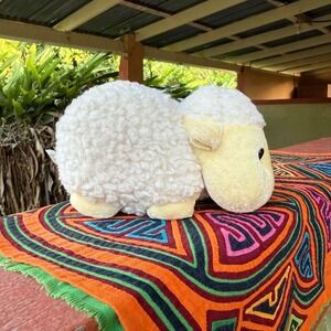 3 FOR $15‎ DEAL / King Plush Sheep Stuffed Animal Vintage 2002 Soft Plush Toy